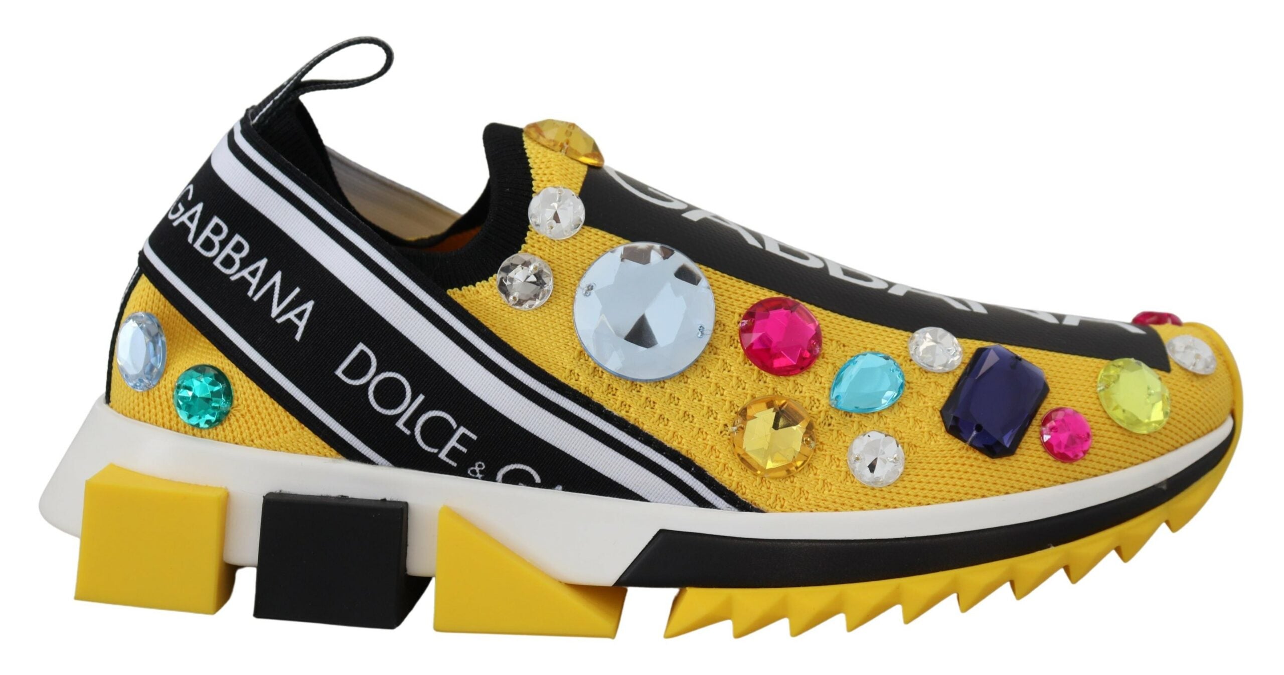 DOLCE & GABBANA
Exquisite Yellow Techno Fabric Sneakers