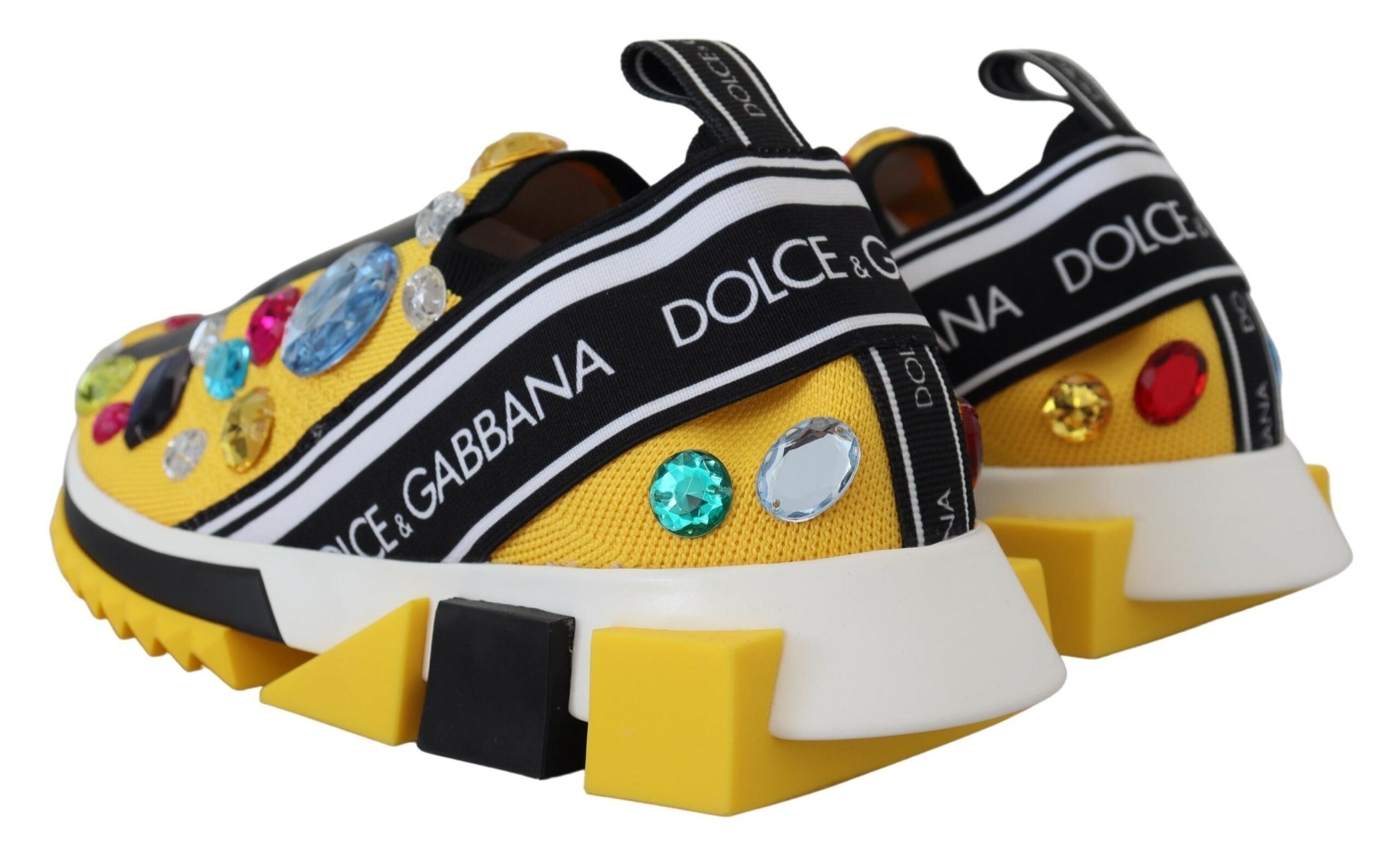 DOLCE & GABBANA
Exquisite Yellow Techno Fabric Sneakers