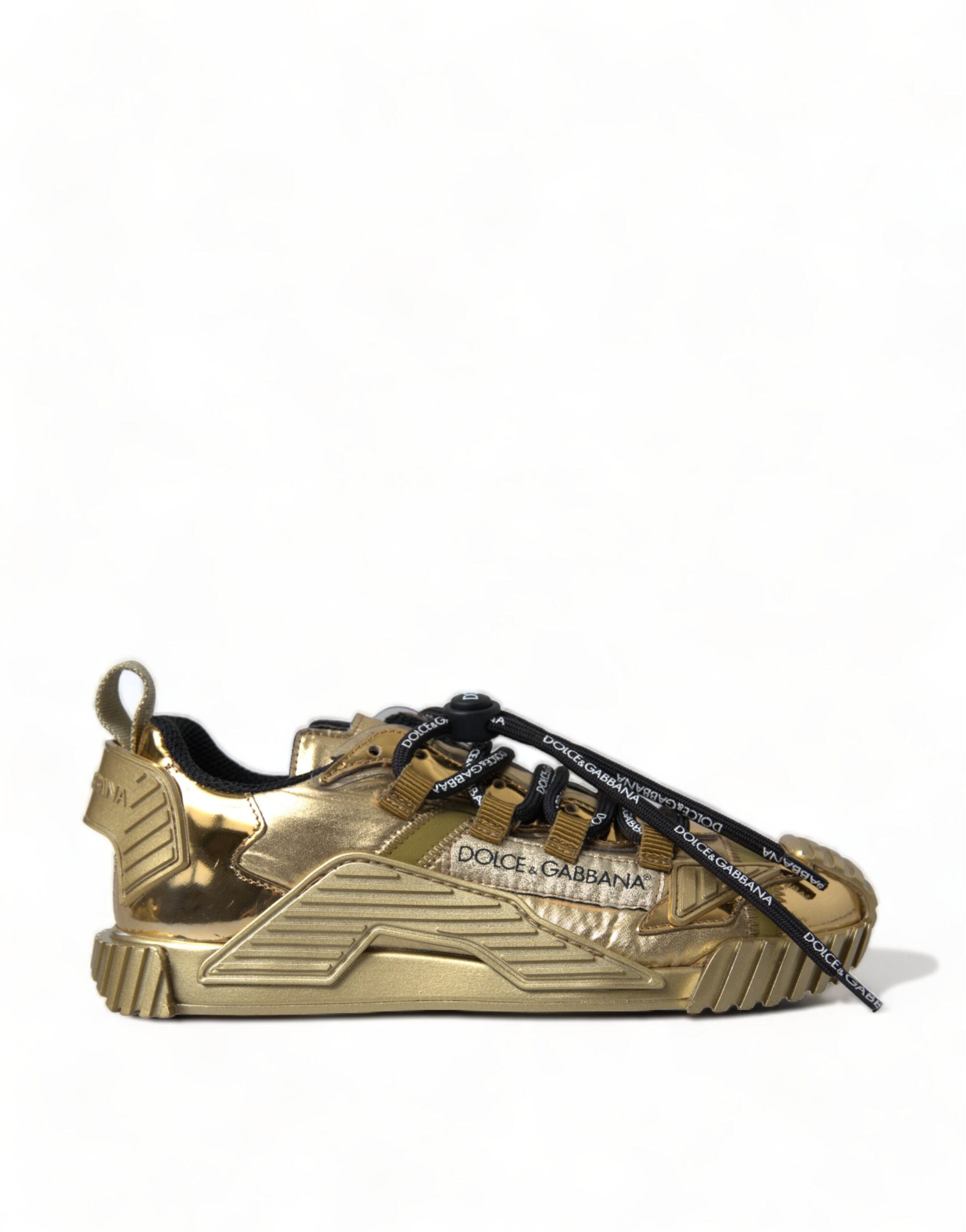 DOLCE & GABBANA
Gleaming Gold-Toned Luxury Sneakers