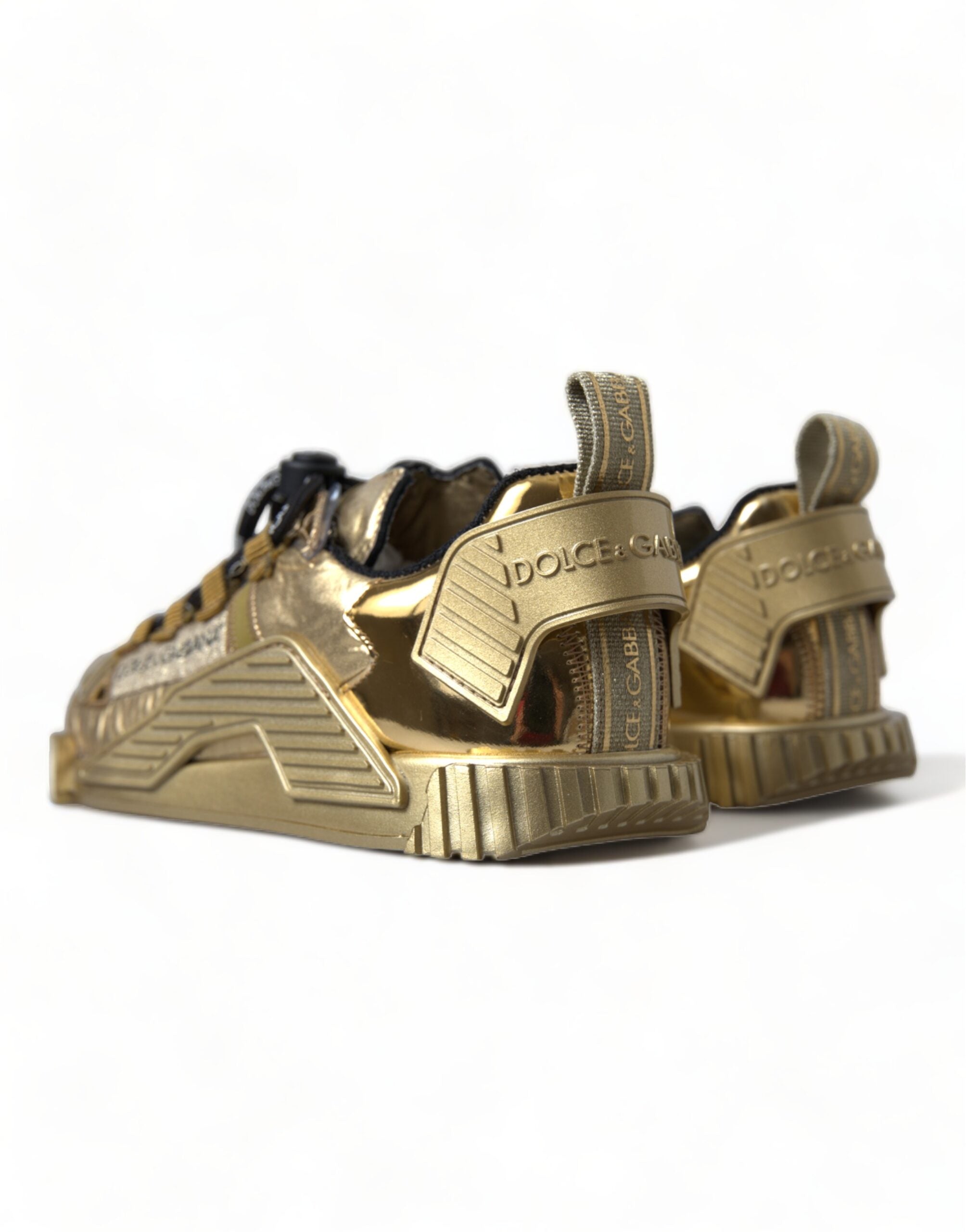 DOLCE & GABBANA
Gleaming Gold-Toned Luxury Sneakers