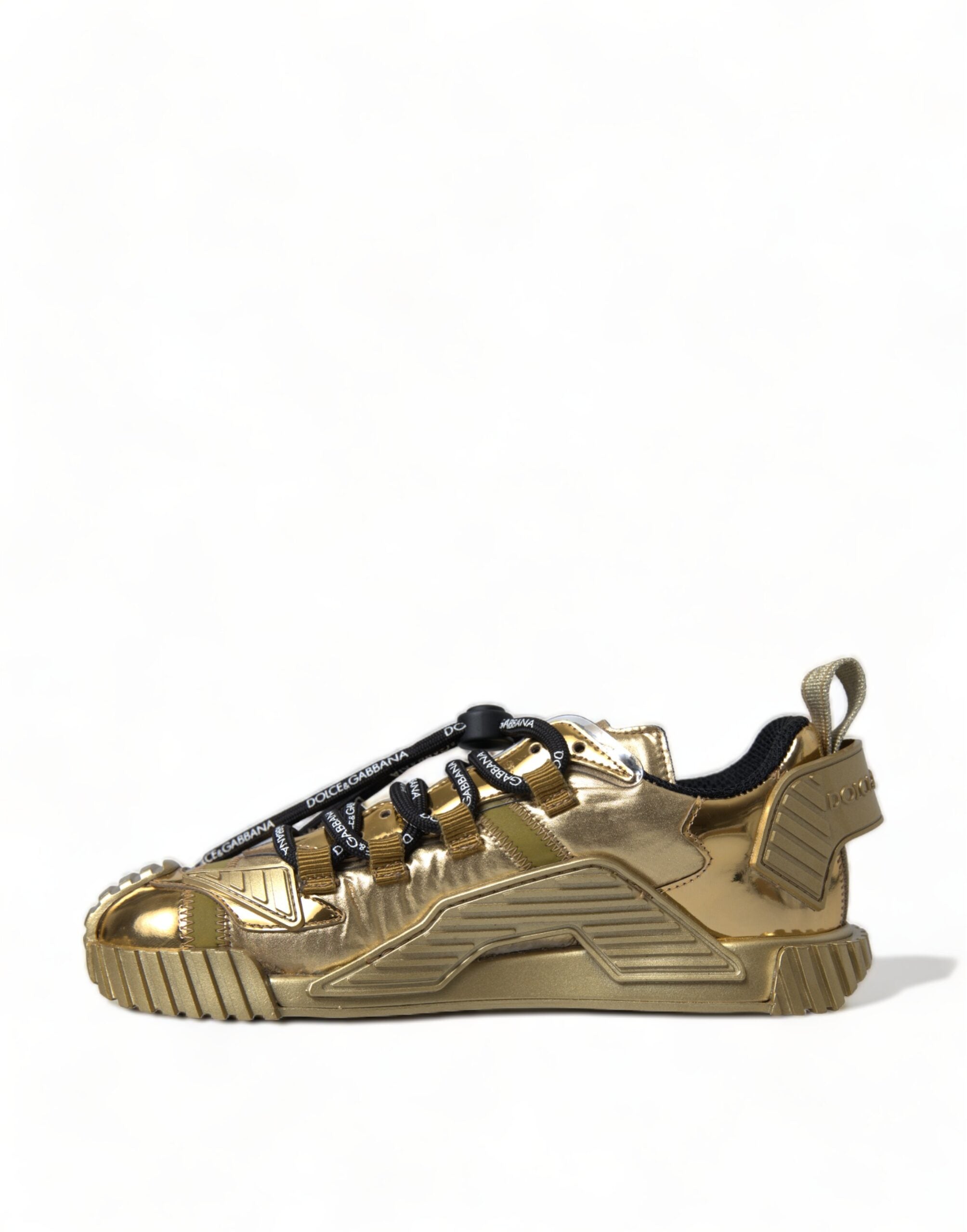 DOLCE & GABBANA
Gleaming Gold-Toned Luxury Sneakers