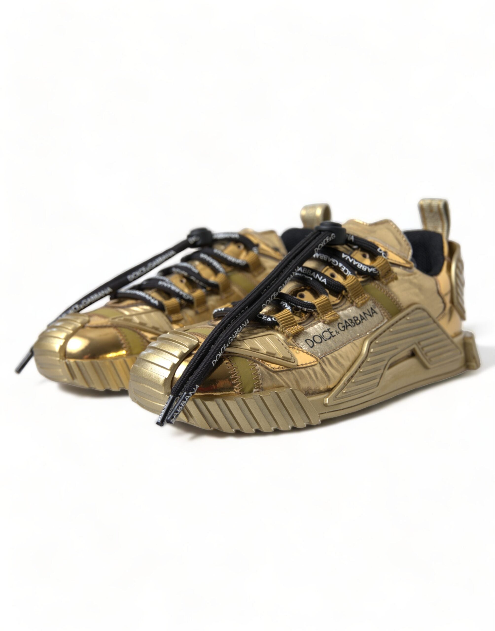 DOLCE & GABBANA
Gleaming Gold-Toned Luxury Sneakers