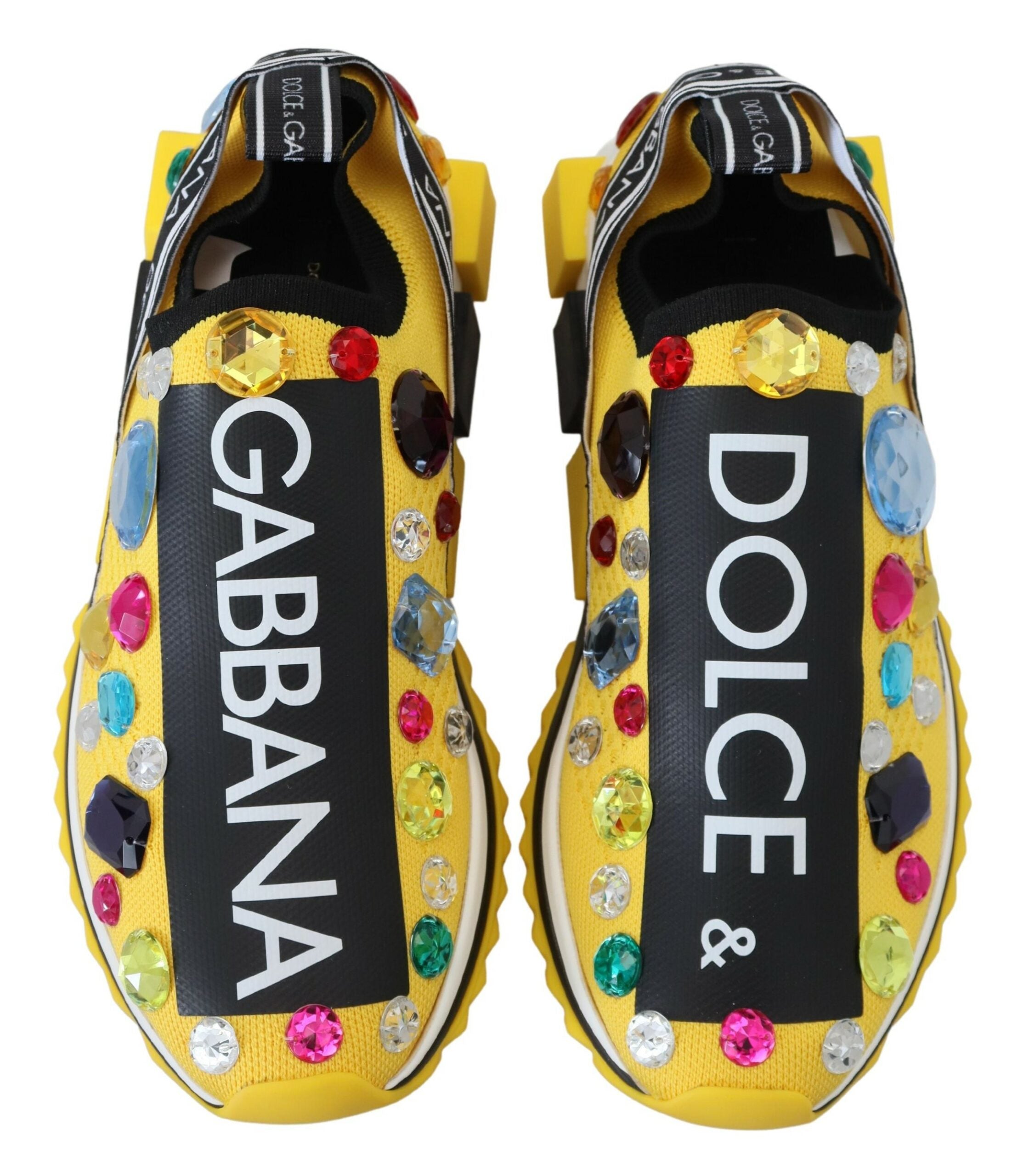 DOLCE & GABBANA
Exquisite Yellow Techno Fabric Sneakers