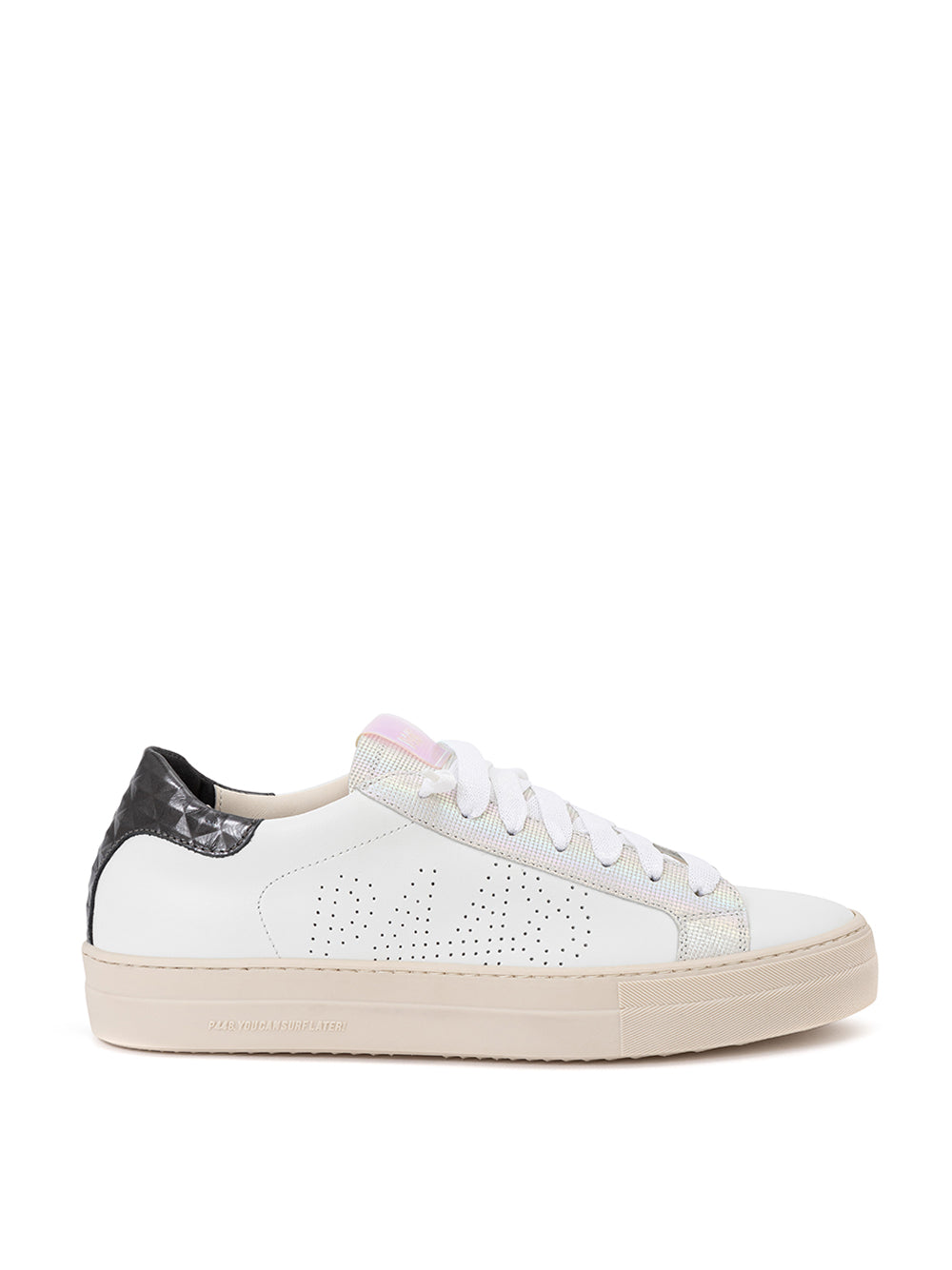 P448
Sleek White Leather Sneakers