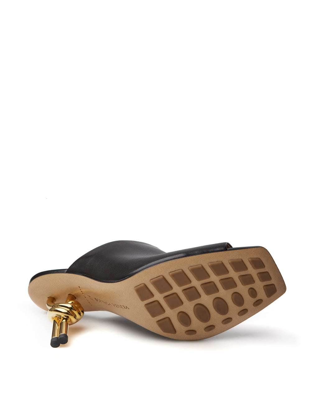 BOTTEGA VENETA
 Leather Mule ‘Knot’ Sandal