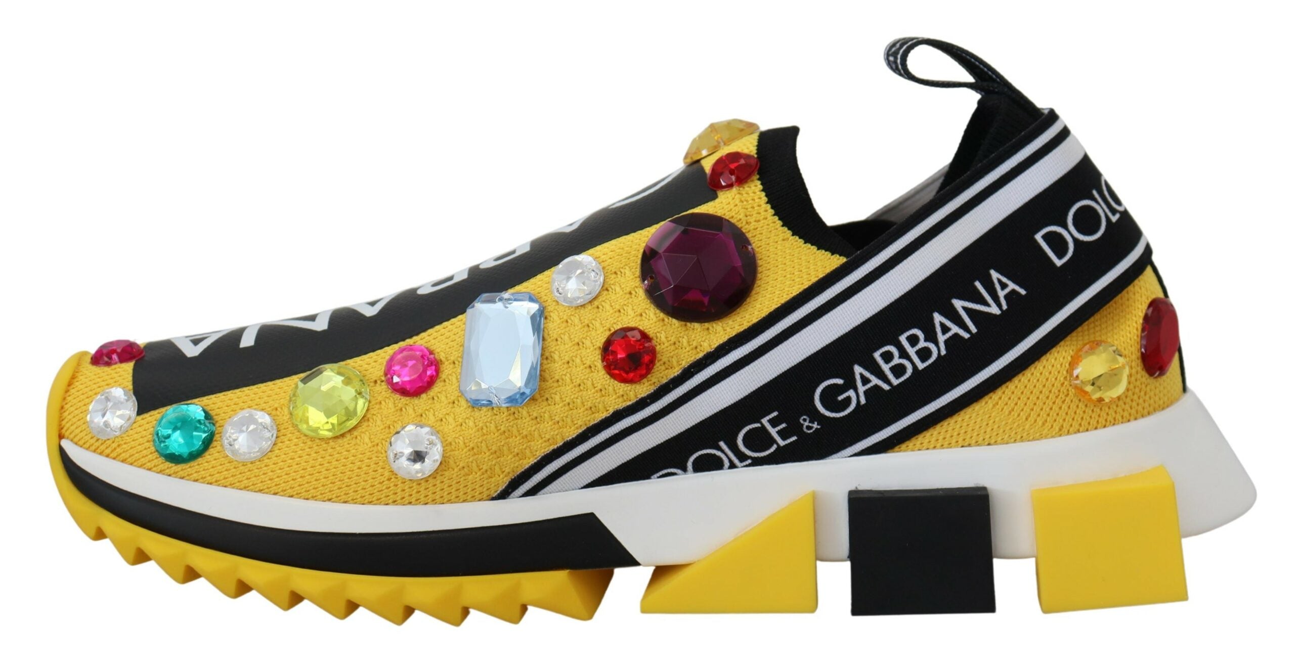 DOLCE & GABBANA
Exquisite Yellow Techno Fabric Sneakers