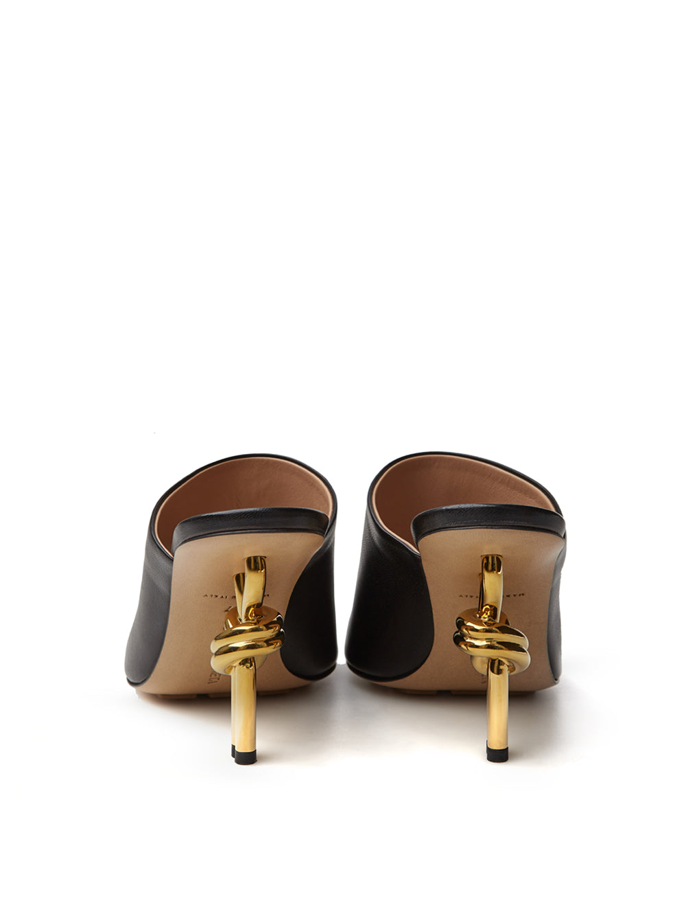 BOTTEGA VENETA
 Leather Mule ‘Knot’ Sandal