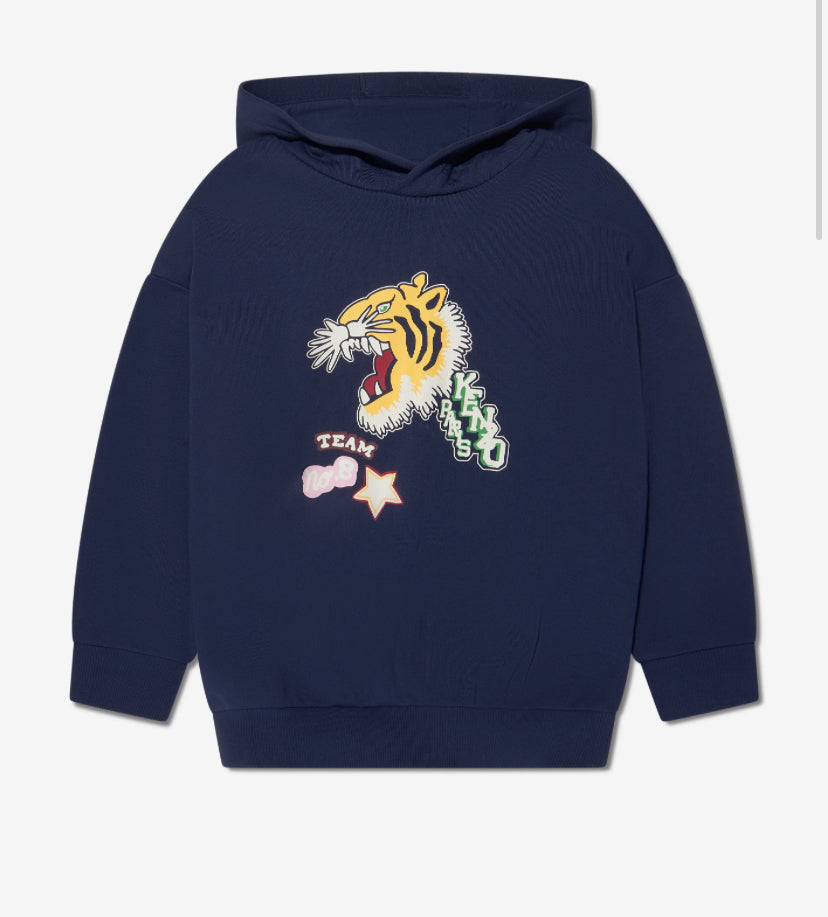 KENZO KIDS

Girls Logo Hoodie in Navy