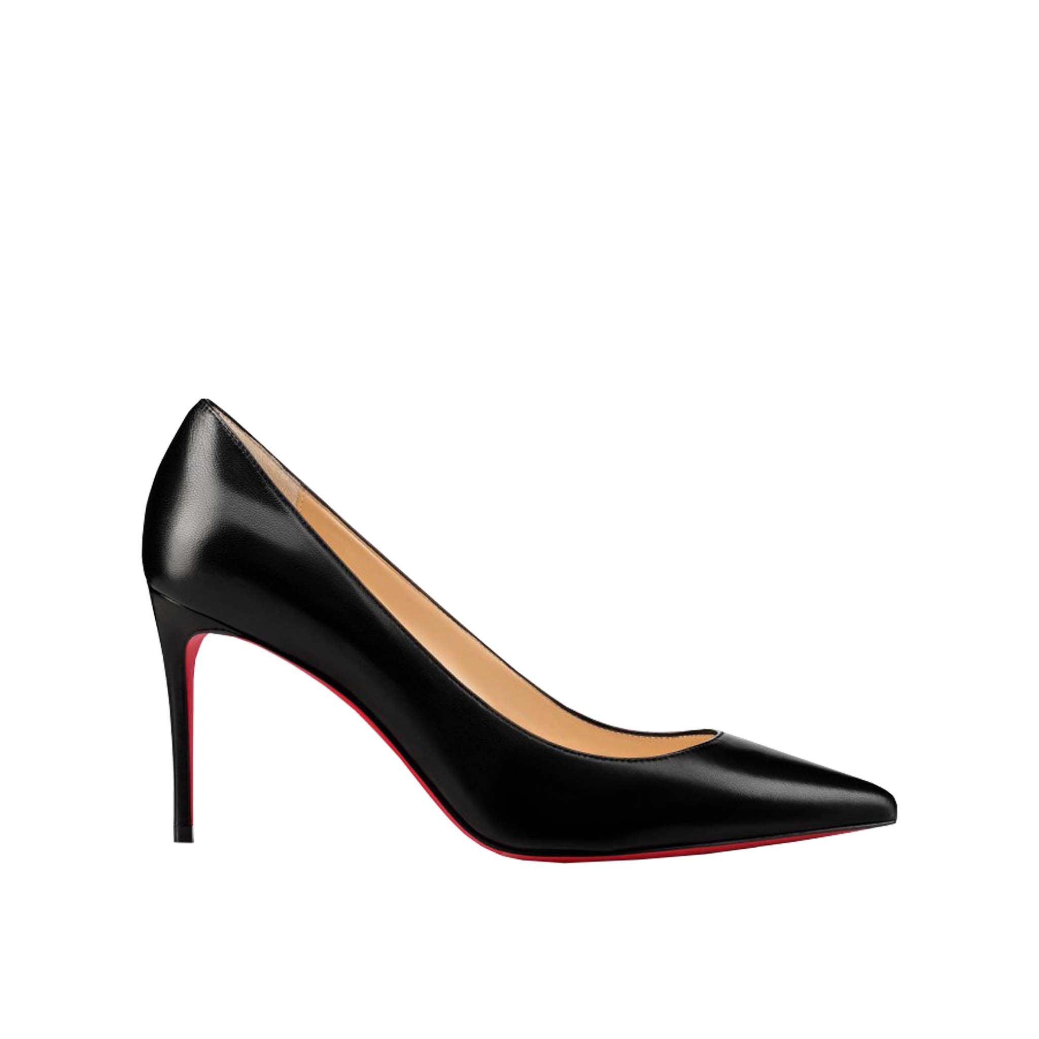 CHRISTIAN LOUBOUTIN
Elegant Black Leather Pumps with Iconic Sole